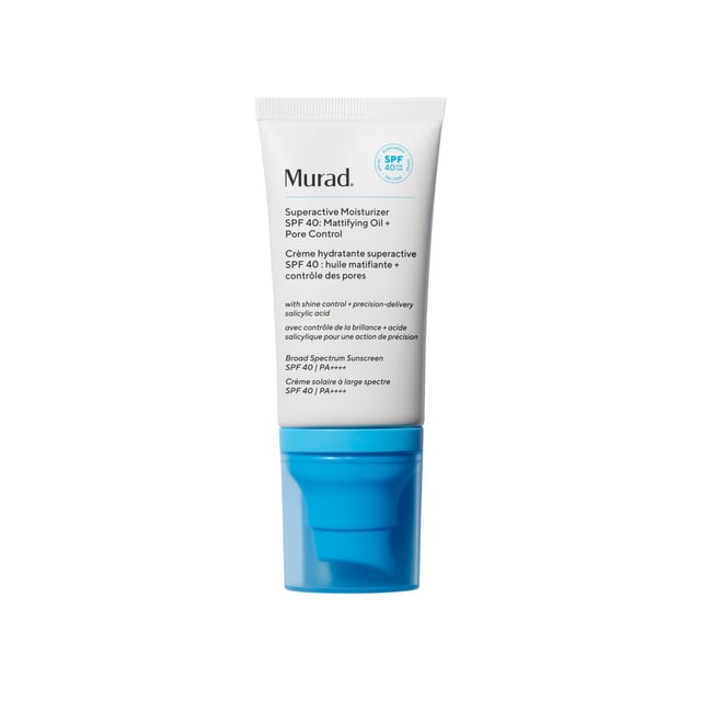 Murad Superactive SPF 40 Moisturizer Mattifying Oil + Pore Control 50 ml | Hudvård - Ansiktsvård - Ansiktskräm - Dagkräm med SPF,Hudvård - Solskydd - Solskydd för ansikte | Apoteka