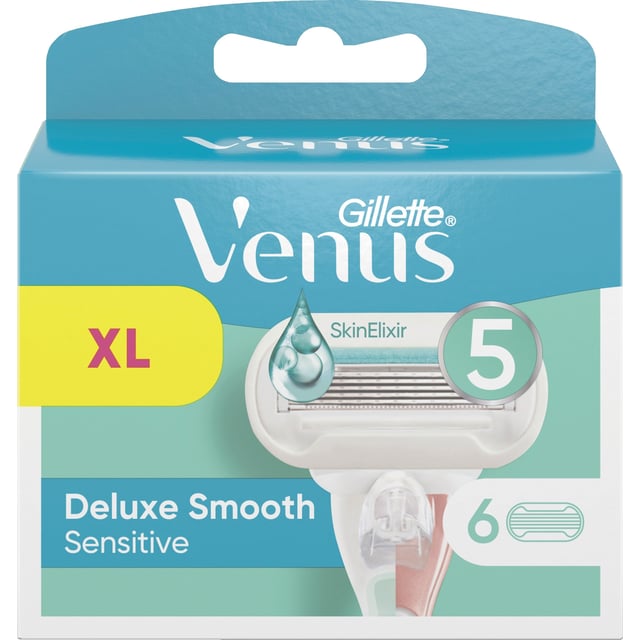 Gillette Venus Pro Smooth Sensitive Rakblad 6 st | Hudvård - Rakning & hårborttagning - Rakblad | Apoteka