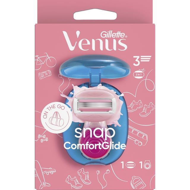 Gillette Venus Comfortglide Snap Rakhyvel för kvinnor | Hudvård - Rakning & hårborttagning - Rakhyvlar | Apoteka
