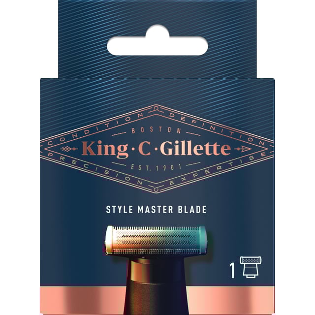 Gilette King C Gillette Stylemaster Refill 1 st | Hudvård - Rakning & hårborttagning - Rakblad,Hudvård - Hudvård för män - Skäggvård | Apoteka