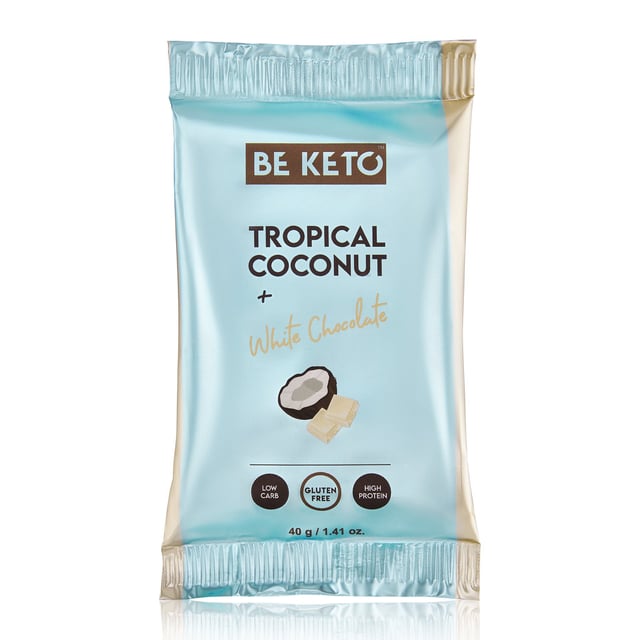 BeKeto Bar Tropical Coconut 40 g | Mat & dryck - Bars - Proteinbars | Apoteka