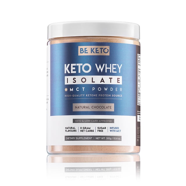 BeKeto Whey Chocolate + MCT 300 g | Träning - Proteintillskott - Proteinpulver - Vassleprotein | Apoteka