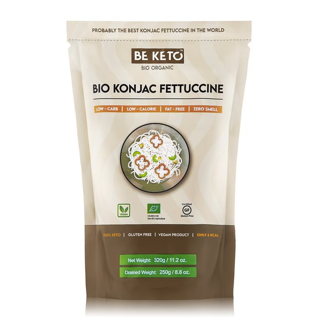 BeKeto Konjac Fettuccine Organic 320 g | Mat & dryck - Skafferi - Pasta, ris & nudlar | Apoteka