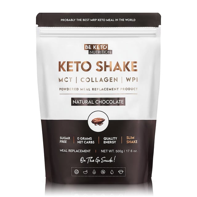 BeKeto Shake Natural Chocolate 500 g | Träning - Proteintillskott - Proteinpulver - Vassleprotein,Mat & dryck - Olja, fett & smör - MCT-olja | Apoteka