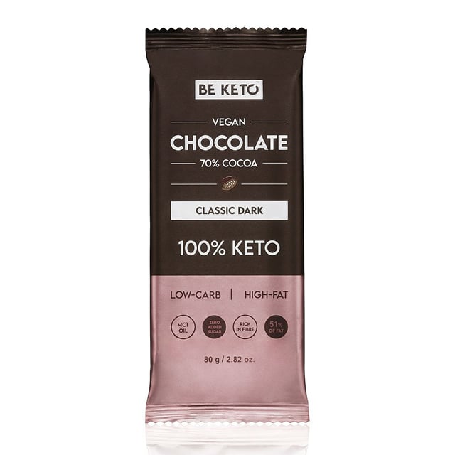 BeKeto Chocolate Original Dark 80 g | Mat & dryck - Snacks & godis - Choklad | Apoteka