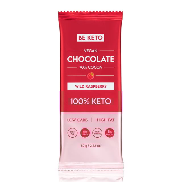 BeKeto Chocolate Wild Raspberry 80 g | Mat & dryck - Snacks & godis - Choklad | Apoteka