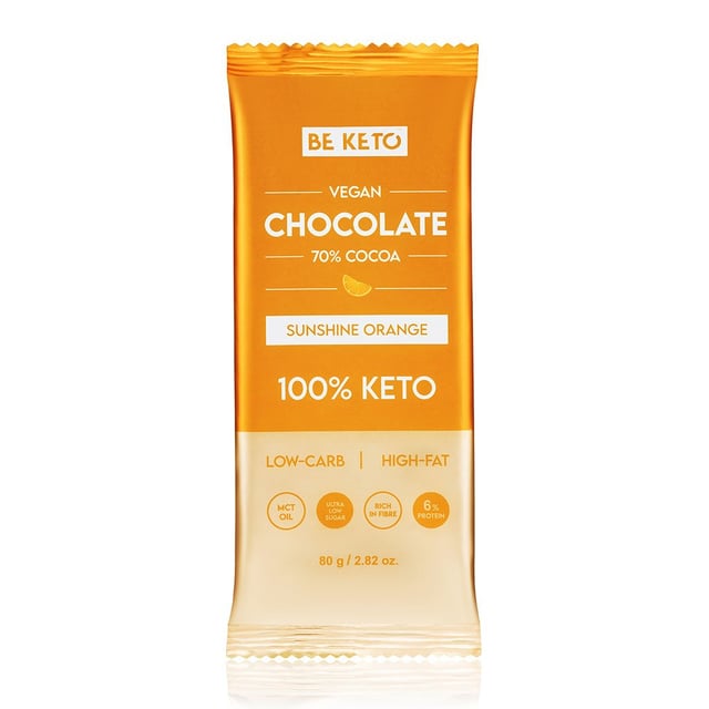 BeKeto Chocolate Sunshine Orange 80 g | Mat & dryck - Snacks & godis - Choklad | Apoteka