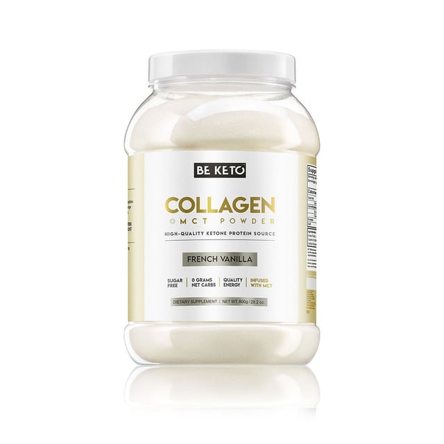 BeKeto Collagen + MCT Oil French Vanilla 800 g | Mat & dryck - Olja, fett & smör - MCT-olja,Vitaminer & kosttillskott - Kollagen | Apoteka