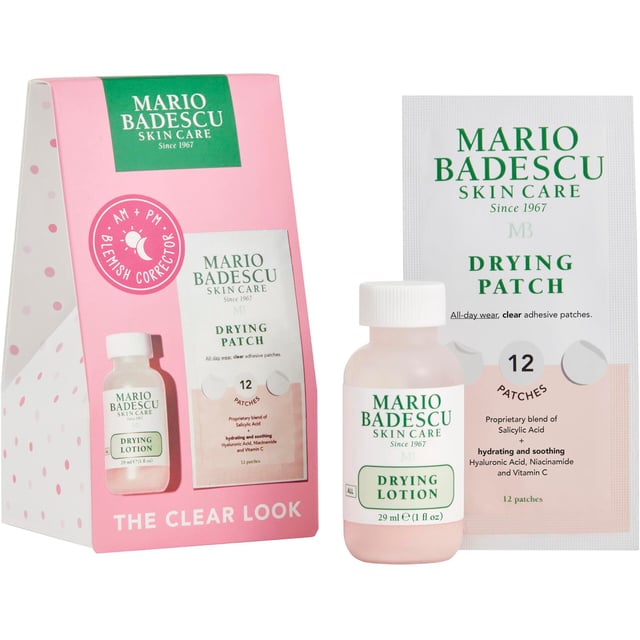 Mario Badescu The Clear Look Kit | Hudvård - Ansiktsvård - Ansiktskräm - Salicylsyrakräm,Hudvård - Hudbesvär - Akne - Aknepatches,Hudvård - Hudbesvär - Akne - Aknekräm,Hudvård - Hudbesvär - Akne - Punktbehandling för akne | Apoteka
