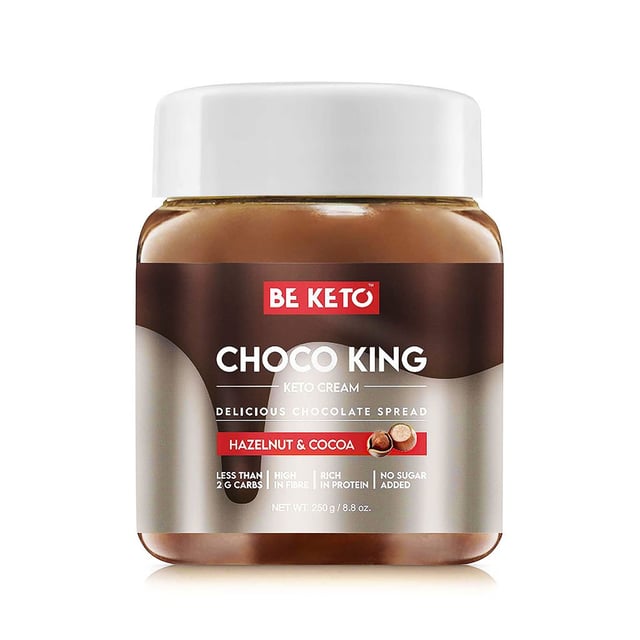 BeKeto Cream Chocolate King 250 g | Mat & dryck - Olja, fett & smör - Nötsmör,Mat & dryck - Snacks & godis - Choklad | Apoteka