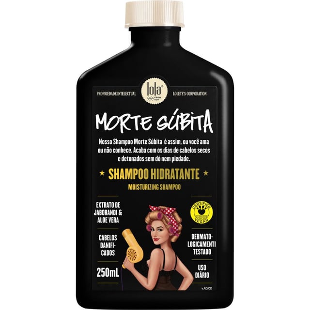 Lola from Rio Morte Súbita Moisturizing Shampoo 250 ml | Hårvård - Schampo - Schampo för färgat hår,Hårvård - Schampo - Schampo för torrt hår | Apoteka