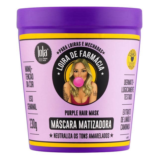 Lola from Rio Loira de Farmácia Toning Mask 230 g | Hårvård - Hårfärg - Toning,Hårvård - Hårinpackning & hårmask | Apoteka