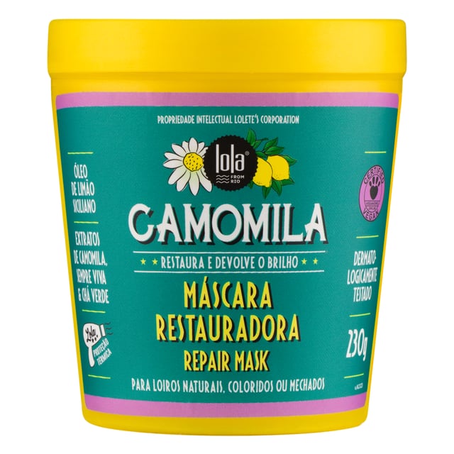 Lola from Rio Camomila Repair Blonde Mask 230 g | Hårvård - Hårinpackning & hårmask | Apoteka