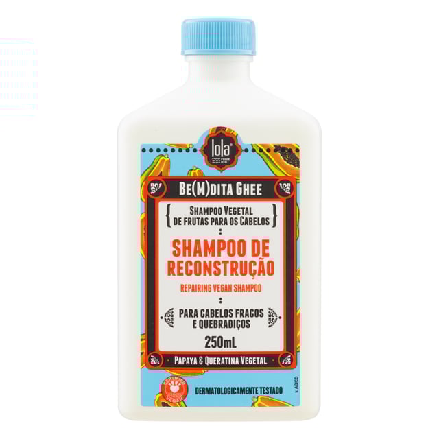 Lola from Rio Be(m)dita Ghee Repair Shampoo with Papaya & Plant Keratin 250 ml | Hårvård - Schampo - Schampo för skadat hår | Apoteka