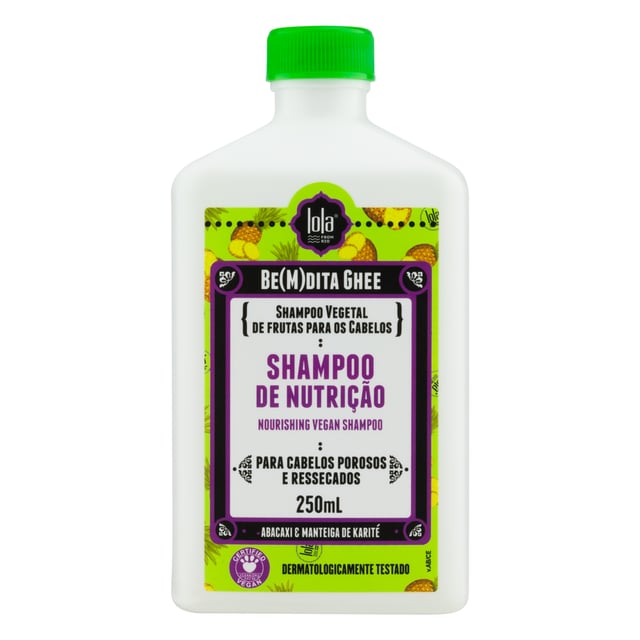 Lola from Rio Be(m)dita Ghee Nourishing Shampoo with Banana & Aloe Vera 250 ml | Hårvård - Schampo - Schampo för skadat hår | Apoteka