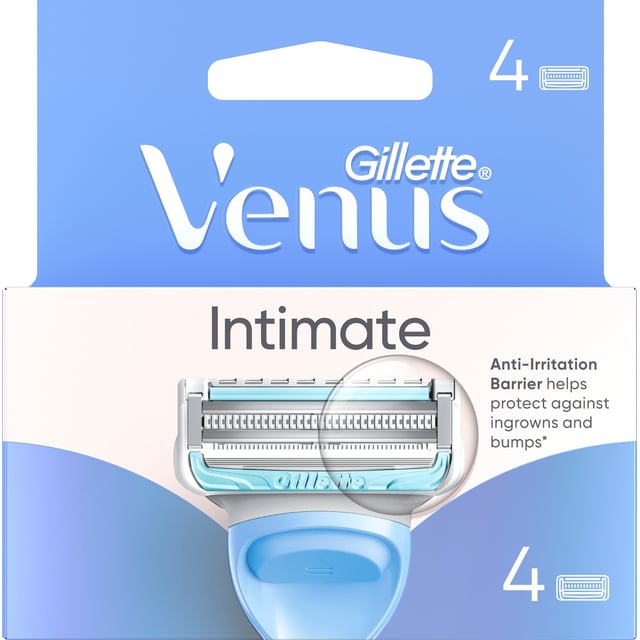 Gillette Venus Intimate Rakblad för Intimområdet 4 st | Hudvård - Rakning & hårborttagning - Rakblad | Apoteka