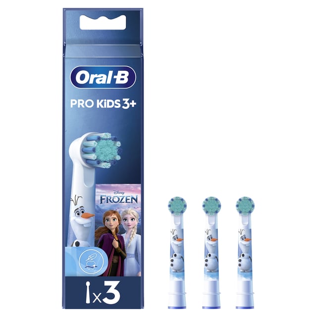Oral-B Pro Kids Tandborsthuvud Frozen 3 st | Baby, barn & förälder - Munvård för barn - Eltandborstar för barn,Munvård - Tandborste - Tandborsthuvud | Apoteka