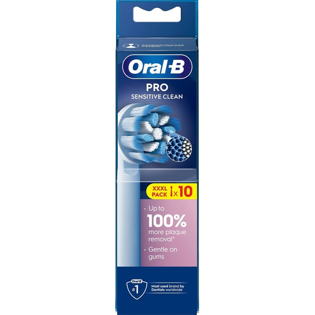 Oral-B Pro Sensitive Clean tandborsthuvuden 10 st | Munvård - Tandborste - Tandborsthuvud,Munvård - Tandborste - Eltandborste | Apoteka