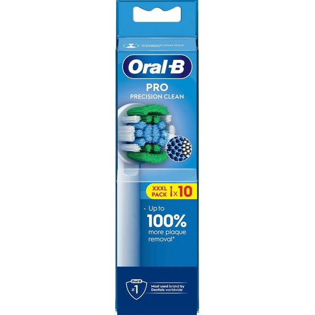 Oral-B Pro Precision Clean tandborsthuvuden 10 st | Munvård - Tandborste - Tandborsthuvud,Munvård - Tandborste - Eltandborste | Apoteka