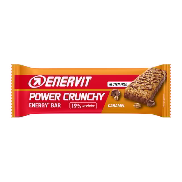 Enervit Power Chrunchy Caramel 40g | Träning - Energigivande - Kolhydrater | Apoteka