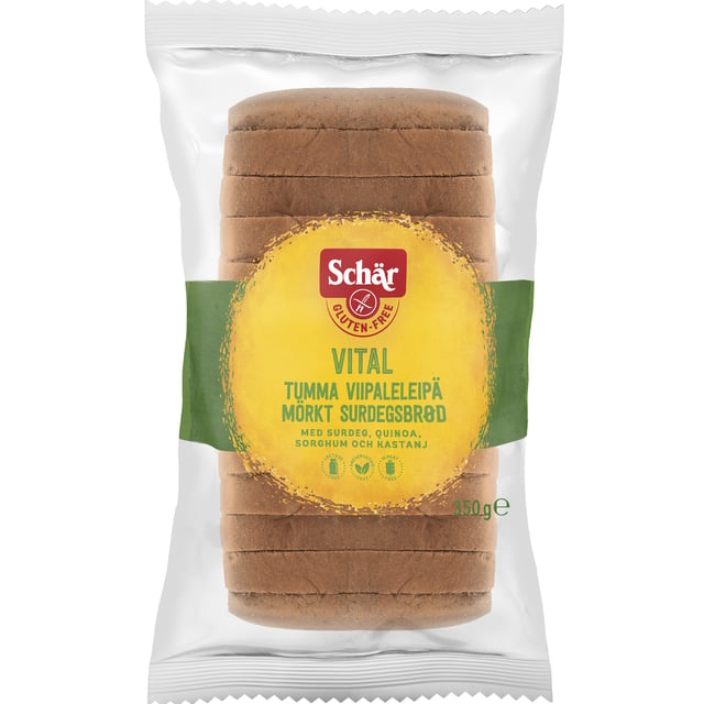 Schär Vital Mörkt Surdegsbröd 350g
