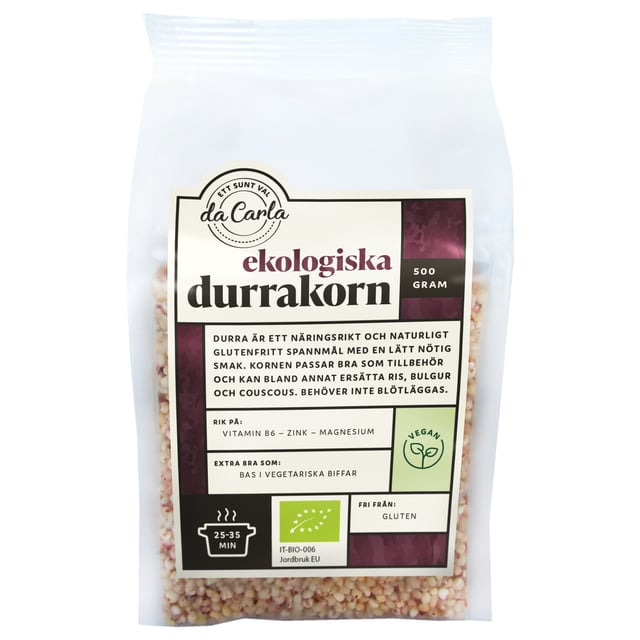 Da Carla Durra Korn 500 g | Mat & dryck - Skafferi - Mjöl, gryn & bakmixer | Apoteka