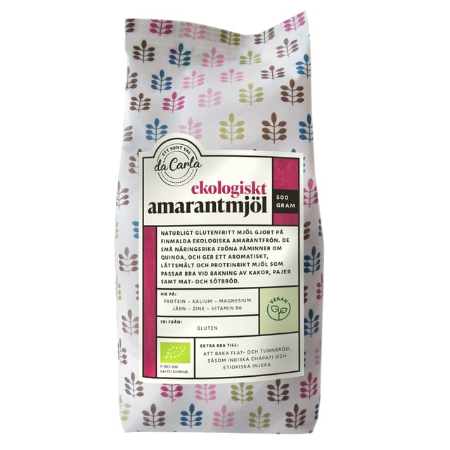 Da Carla Amaranth Mjöl 500 g | Mat & dryck - Skafferi - Mjöl, gryn & bakmixer,Mat & dryck - Glutenfritt | Apoteka
