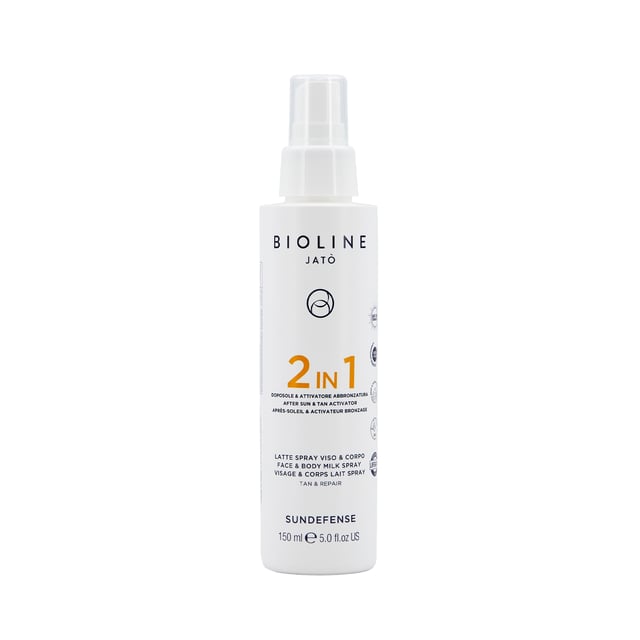 Bioline Jatò 2 IN 1 After Sun & Tan Activator Face & Body Milk Spray Tan & Repair 150 ml | Hudvård - Solskydd - After sun - After sun för kroppen | Apoteka