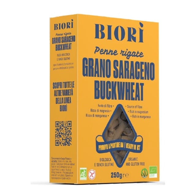 Biori Bovete Glutenfri Pasta Penne 250 g | Mat & dryck - Skafferi - Pasta, ris & nudlar,Mat & dryck - Glutenfritt | Apoteka
