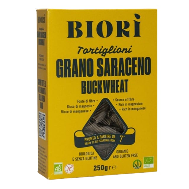 Biori Bovete Glutenfri Pasta Tortiglioni 250g | Mat & dryck - Skafferi - Pasta, ris & nudlar,Mat & dryck - Glutenfritt | Apoteka