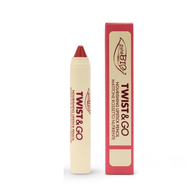 puroBIO Twist & Go Nourishing Lipstick Pencil 503 Pink Sand 2,9 g | Smink - Läppar - Läppstift | Apoteka