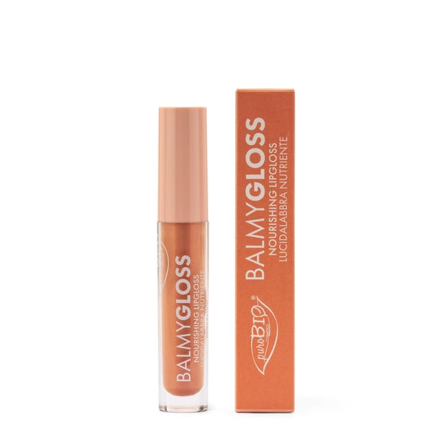 puroBIO Balmygloss 03 Shimmering Soft Peach 4,4 g | Smink - Läppar - Läppglans | Apoteka