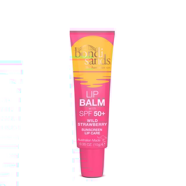 Bondi Sands SPF50+ Lip Balm Strawberry 10g | Hudvård - Solskydd - Solskydd för läppar,Hudvård - Ansiktsvård - Läppbalsam & läppskrubb | Apoteka