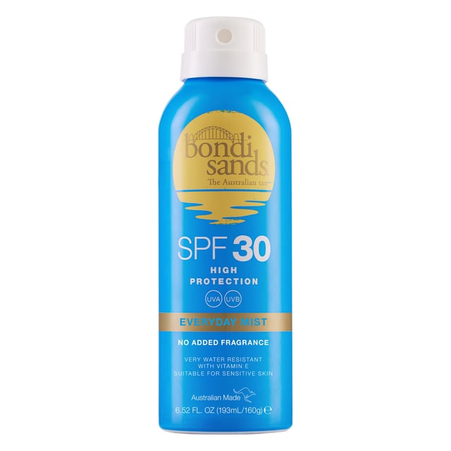 Bondi Sands SPF 30 Everyday Aerosol Mist Spray 160 g | Hudvård - Solskydd - Solskydd för kroppen,Hudvård - Solskydd - Solskydd för ansikte | Apoteka