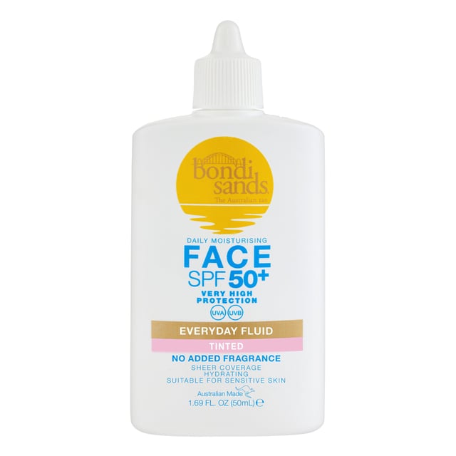 Bondi Sands SPF 50+ Everyday Tinted Face Fluid 50 ml | Hudvård - Solskydd - Solskydd för ansikte | Apoteka