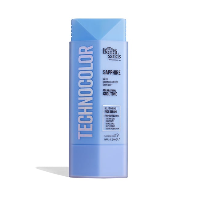 Bondi Sands Technocolor Self Tanning Face Serum Sapphire 50 ml | Hudvård - Brun utan sol - Brun utan sol för ansikte | Apoteka