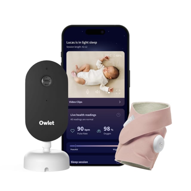 Owlet DreamSight Duo Dusty Rose | Baby, barn & förälder - Sömn för barn - Babymonitor & babyvakt | Apoteka