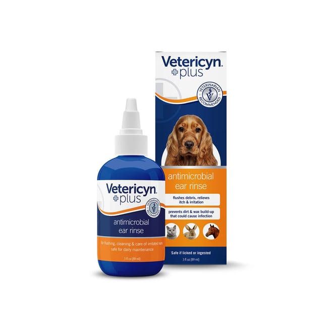 Vetericyn Plus Vetericyn Plus Antimicrobial Ear Rinse 89 ml | Djur - Ögon & öron för djur - Öronvård för hund & katt,Djur - Sårvård & hygien för djur - Sårtvätt & förband för djur | Apoteka