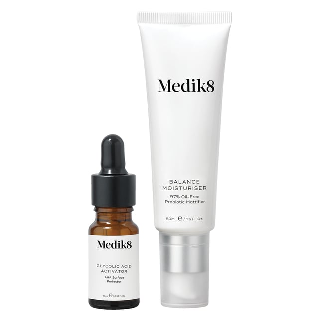 Medik8 Balance Moisturiser with Glycolic Acid Activator 50 + 5ml | Hudvård - Ansiktsvård - Ansiktskräm - 24-timmarskräm,Hudvård - Ansiktsvård - Ansiktskräm - Nattkräm,Hudvård - Ansiktsvård - Ansiktskräm - Dagkräm,Hudvård - Ansiktsvård - Ansiktsexfoliering | Apoteka