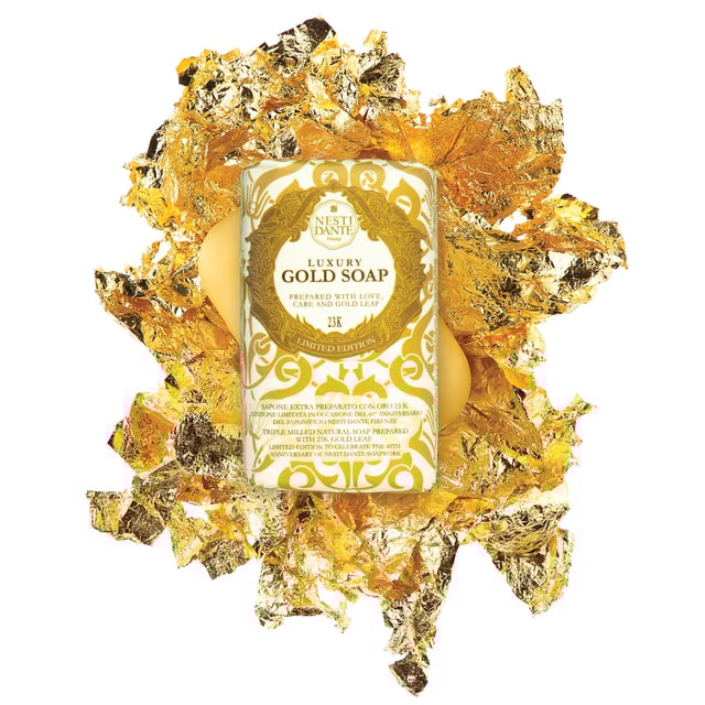 NESTI DANTE Luxury Gold Soap 250g | Hudvård - Händer & fötter - Handvård - Handtvål,Hudvård - Kroppsvård - Bad & dusch - Duschkräm & duschtvål | Apoteka