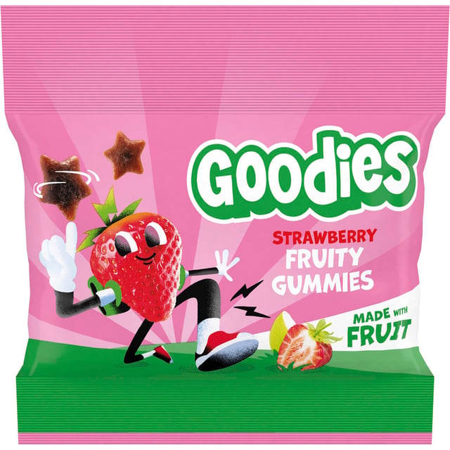 Goodies Fruity Gummies Jordgubb 3 år 17 g | Mat & dryck - Barnmat - Barnmat mellanmål,Baby, barn & förälder - Barnmat - Barnmat mellanmål | Apoteka