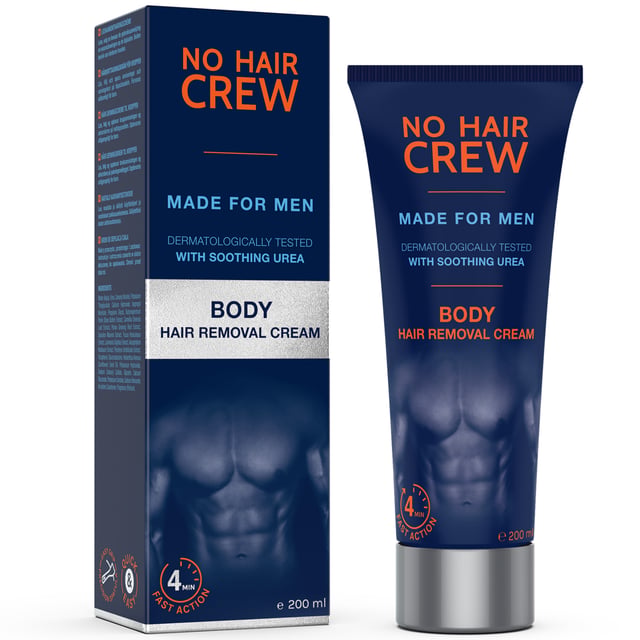 No Hair Crew Body Hair Removal Cream 200ml | Hudvård - Rakning & hårborttagning - Hårborttagningskräm | Apoteka