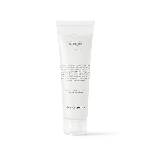 Niche Beauty Lab Transparent Lab Blemish Control BHA Cleanser pH3,5 150 ml | Hudvård - Hudbesvär - Akne - Rengöring för akne,Hudvård - Ansiktsvård - Ansiktsrengöring - Rengöringsgel | Apoteka