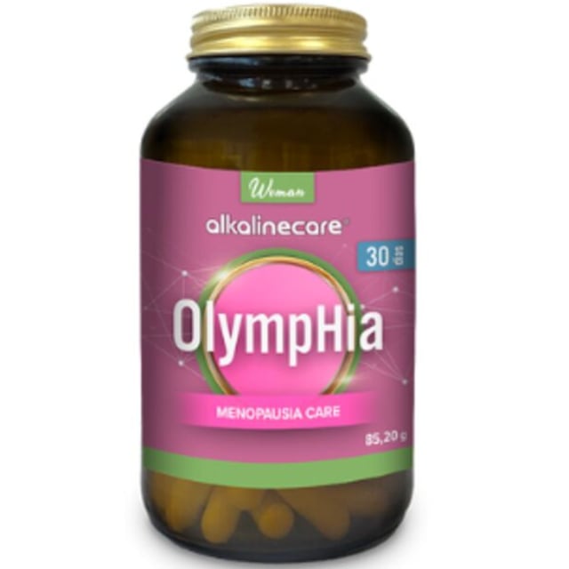 AlkalineCare OlympHia Menopause 120 kapslar | Vitaminer & kosttillskott - Vitaminer & mineraler - Kalcium,Vitaminer & kosttillskott - Vitaminer & mineraler - Järn,Vitaminer & kosttillskott - Vitaminer & mineraler - Zink,Vitaminer & kosttillskott - Vitaminer & mineraler - Magnesium,Vitaminer & kosttillskott - Hormonell balans | Apoteka