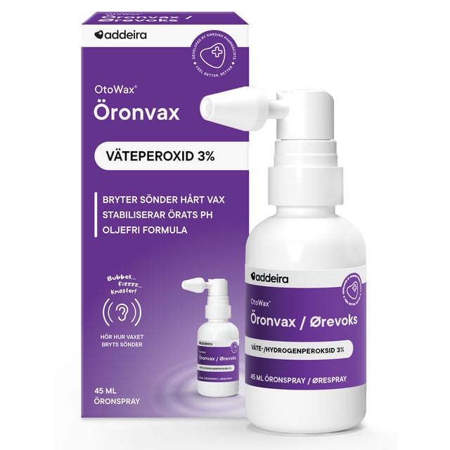 OtoWax Spray mot öronvax 45 ml | Baby, barn & förälder - Lilla apoteket - Öronbesvär hos barn,Ögon & öron - Öron - Vaxpropp | Apoteka