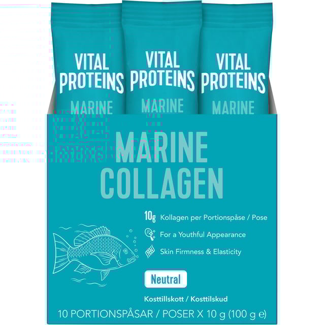 Vital Proteins Marine Collagen Stick Pack 10g x 10 st | Vitaminer & kosttillskott - Kollagen | Apoteka