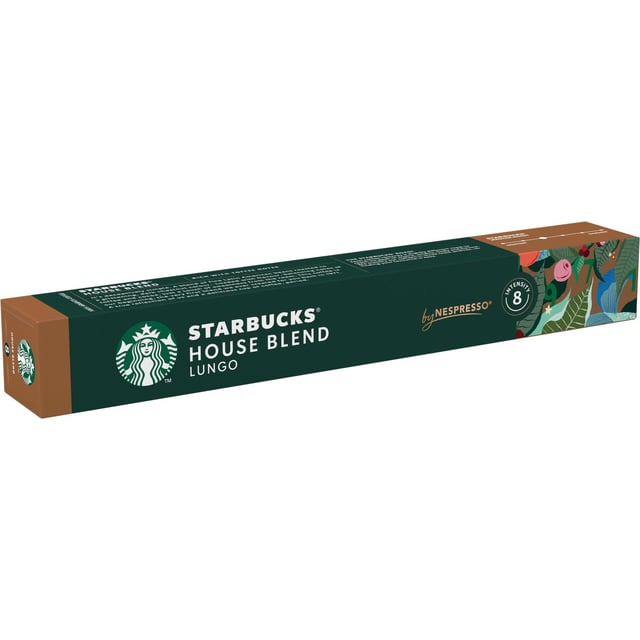 Starbucks House Blend Kapslar Lungo 10 st | Mat & dryck - Drycker - Kaffe - Kaffekapslar | Apoteka