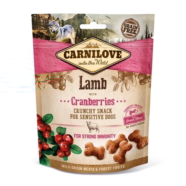 Carnilove Dog Crunchy Snack Lamb Cranberry 200 g | Djur - Djurgodis - Hundgodis | Apoteka