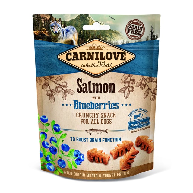 Carnilove Dog Crunchy Snack Salmon with Blueberry 200 g | Djur - Djurgodis - Hundgodis | Apoteka