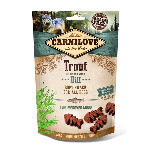 Carnilove Dog Semi Moist Snack Trout with Dill 200 g | Djur - Djurgodis - Hundgodis | Apoteka